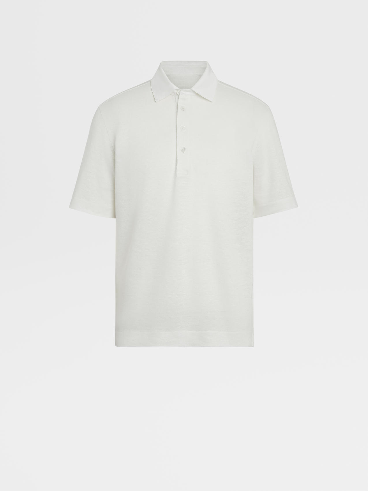 亚麻短袖 Polo 衫